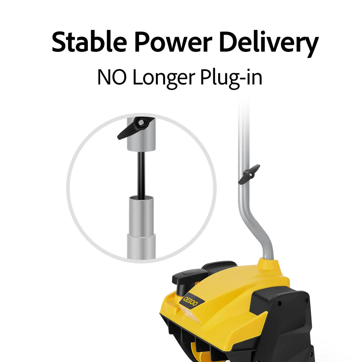 12" Cordless Snow Shovel Compatible with Dewalt 20V MAX Battery(Tool Only)