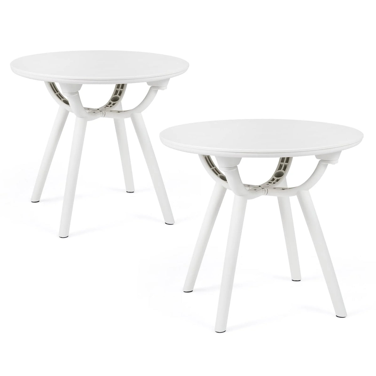 Tangkula Outdoor 20" Round Patio Bistro Table (1/2 Pack)