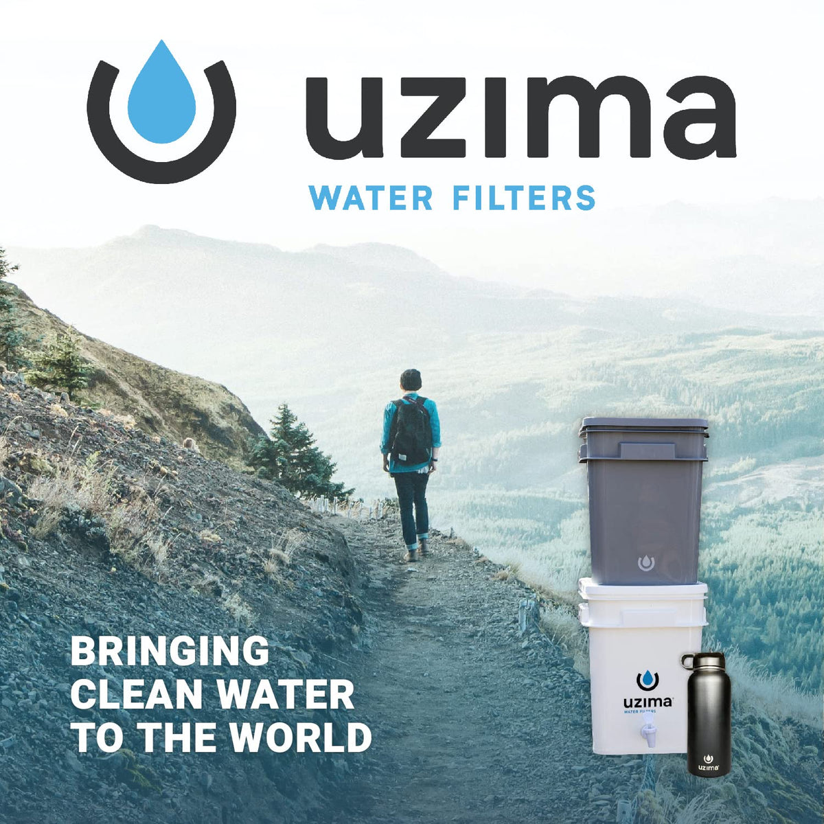 Uzima Camping Water Filter and Drinking Water Filter System