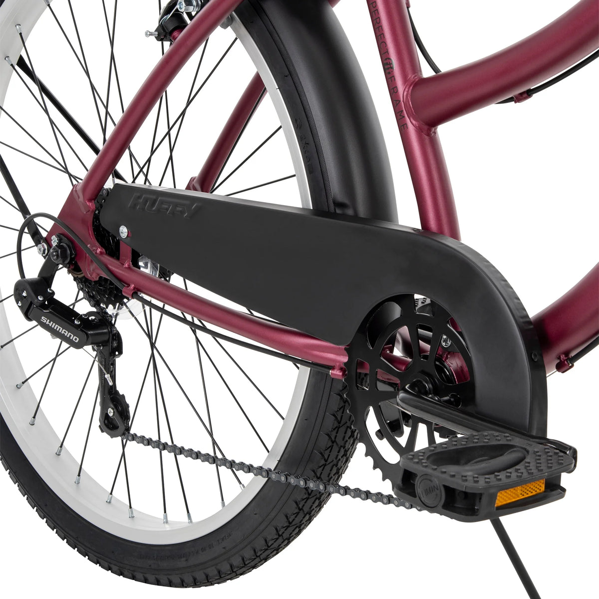 26" Huffy Lockland Cruiser Bike, 7 - Speeds, Padded Saddle, Pink, Ages 12+
