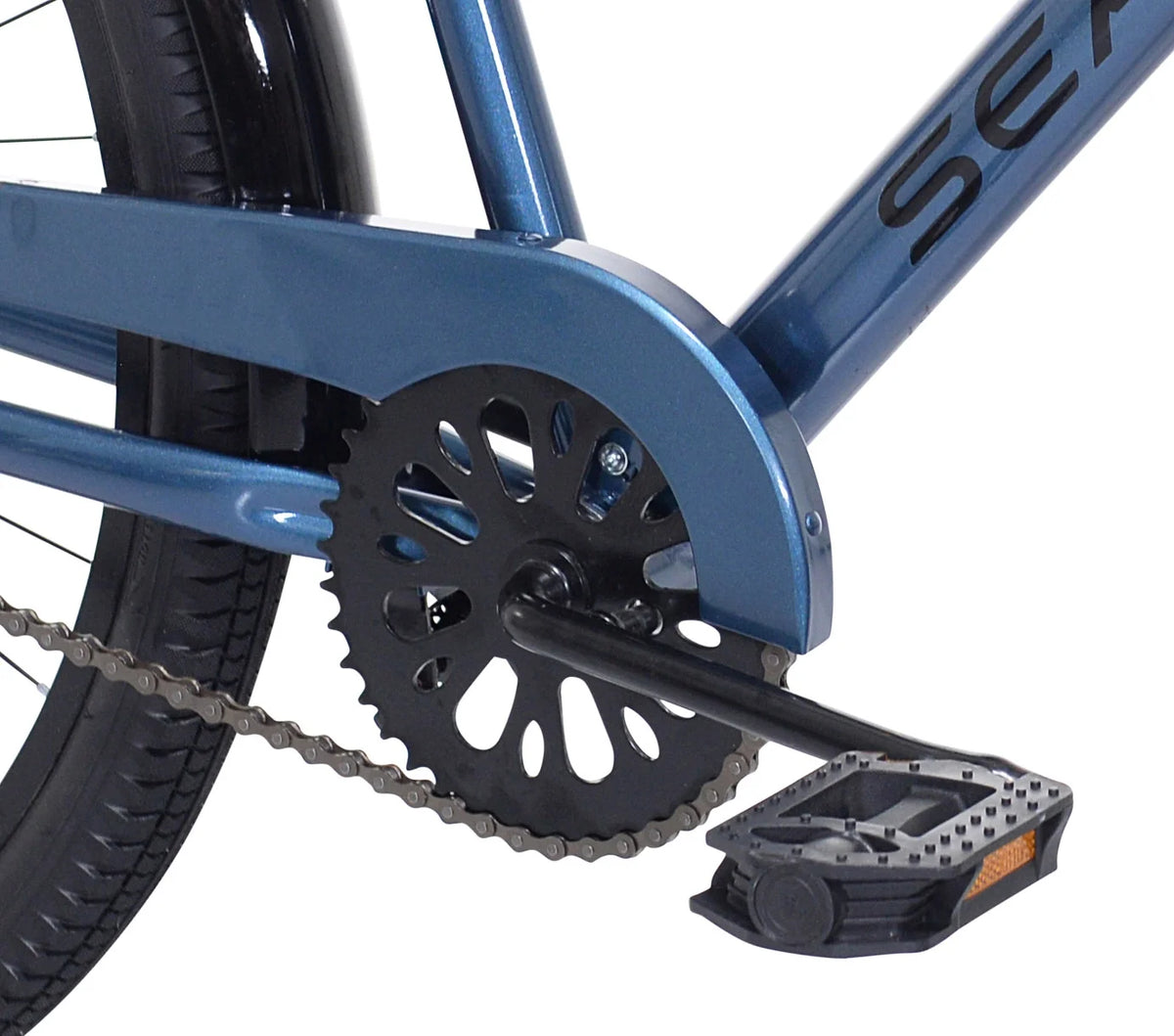 27.5" Kent Bicycles Male Sea Change Beach Cruiser Bike, Metallic Blue, Ages 13+
