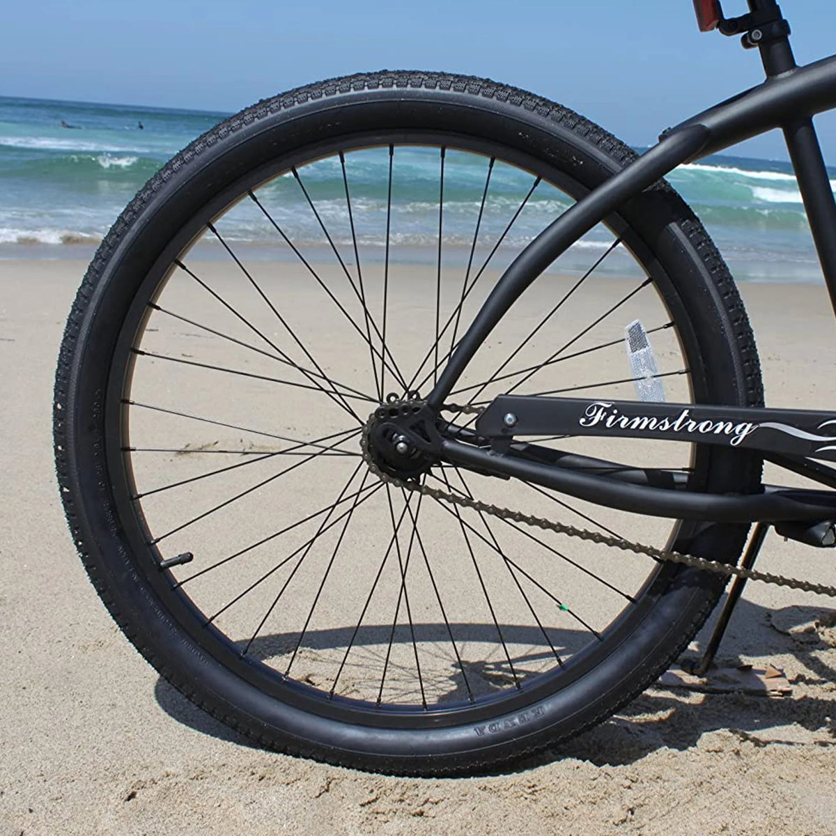 Firmstrong Bruiser Single Speed Men'S 26 in Beach Cruiser Bike, Black