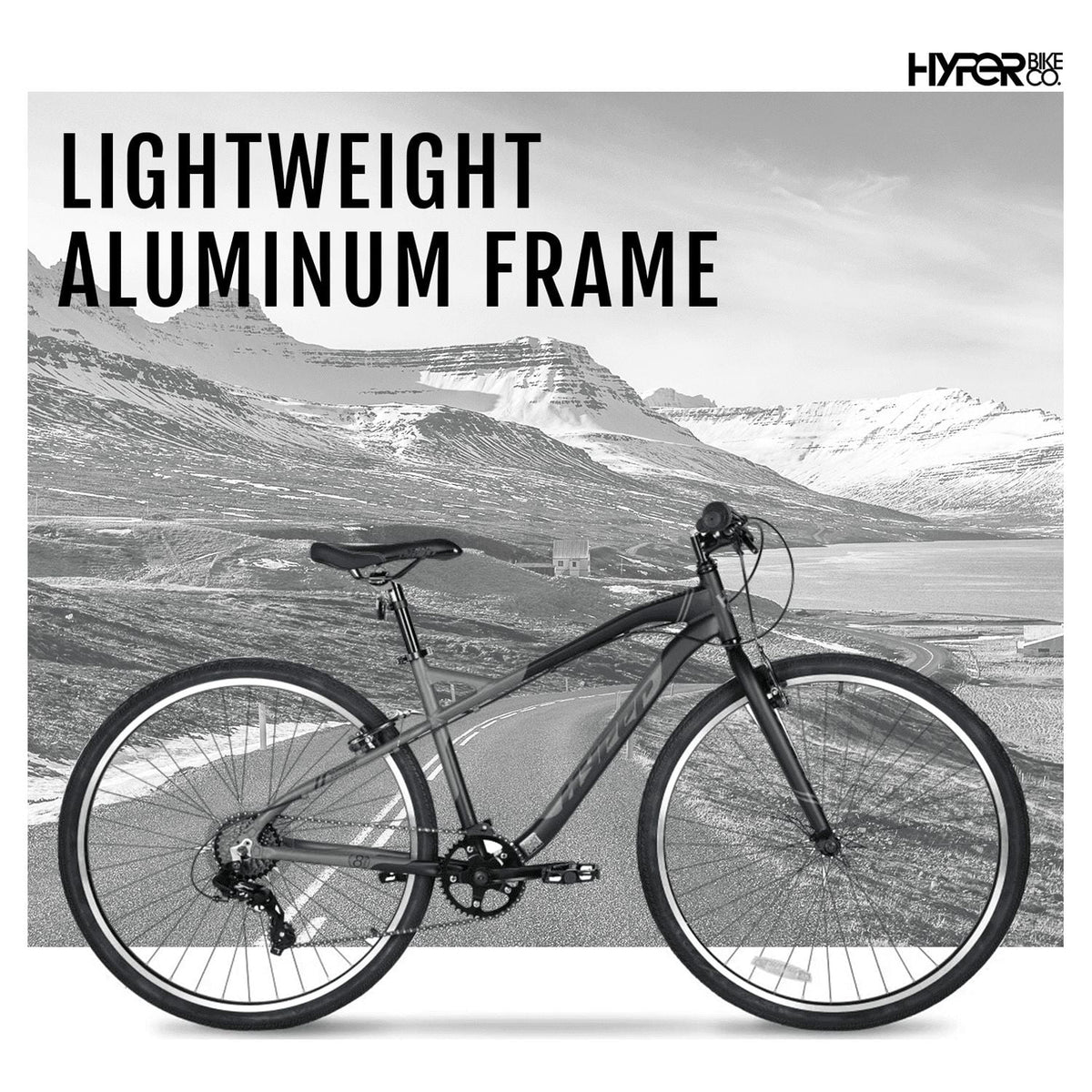 700c Hyper Bicycles Urban Bike for Adults, Gray, Character Group: Urban