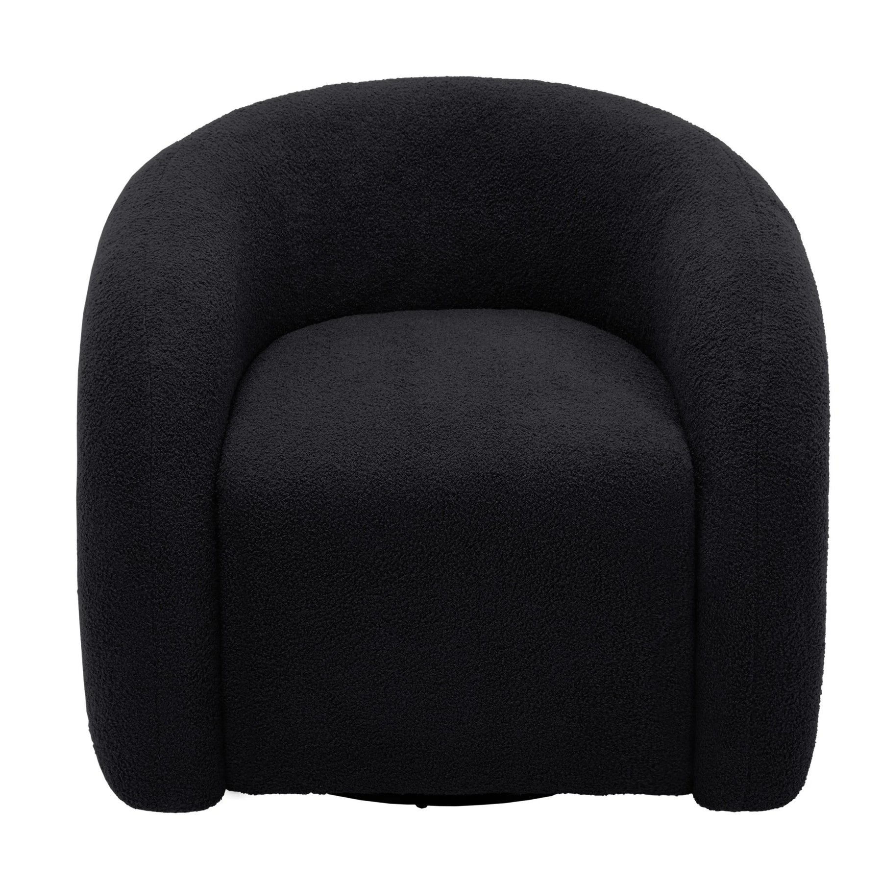 360 Swivel Accent Chair for Living Room, Boucle Barrel Armchair Single Sofa Chair Reading Chair, Sage Green