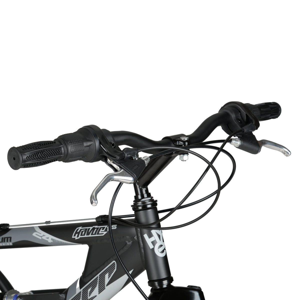 24" Hyper Bicycles Havoc Mountain Bike, Youth/Adult, Recommended Ages 10 - 14 Years Old, Black