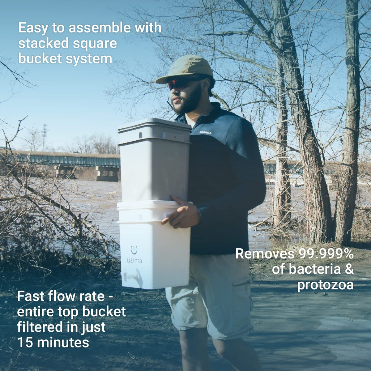 Uzima Camping Water Filter and Drinking Water Filter System