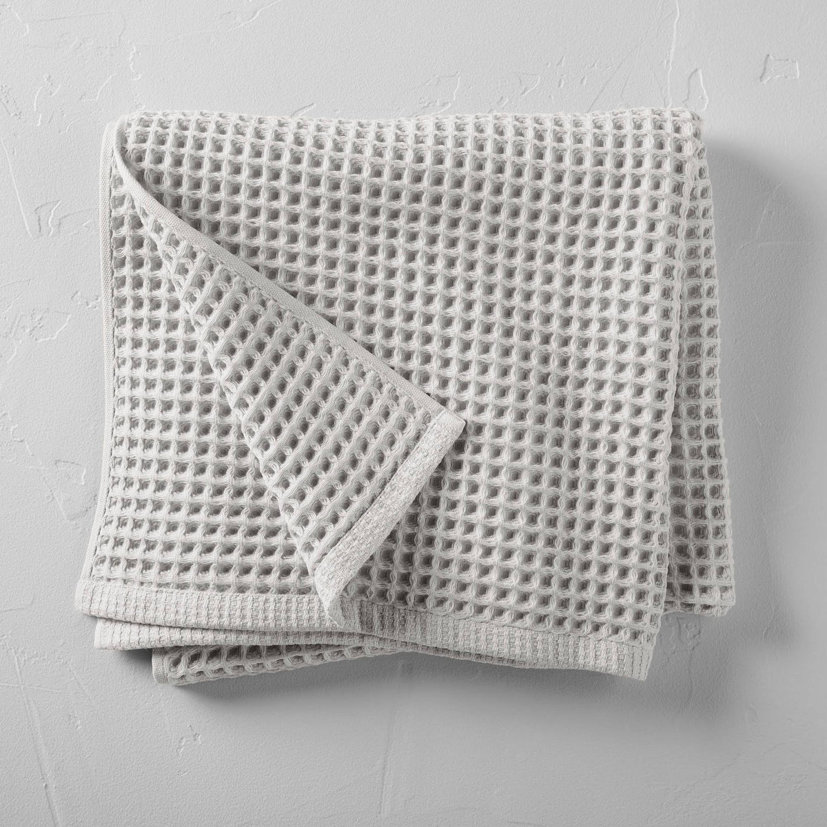 Waffle Bath Towel Gray - Casaluna, Size: One Size