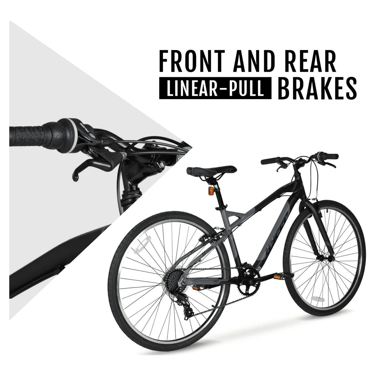 700c Hyper Bicycles Urban Bike for Adults, Gray, Character Group: Urban