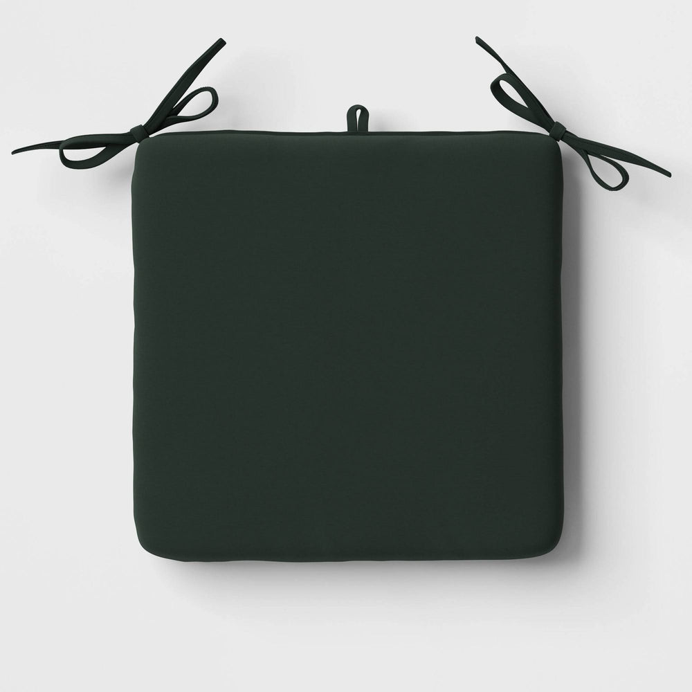 16"x16" Outdoor Chair Seat Cushion Fern Shower Green - Room Essentials