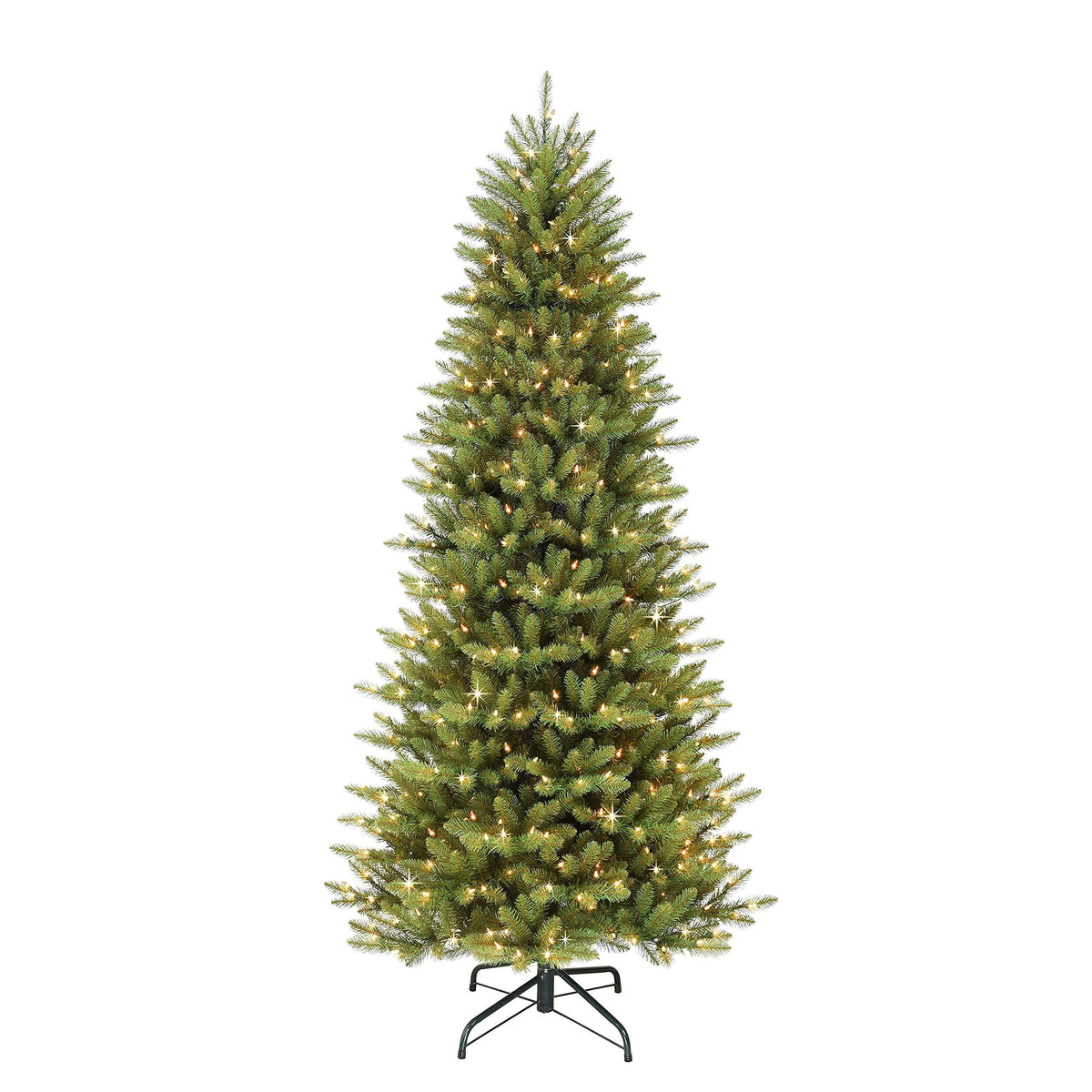 6.5 Foot Pre-Lit Slim Fraser Fir Artificial Christmas Tree with 350 UL Listed Clear Lights