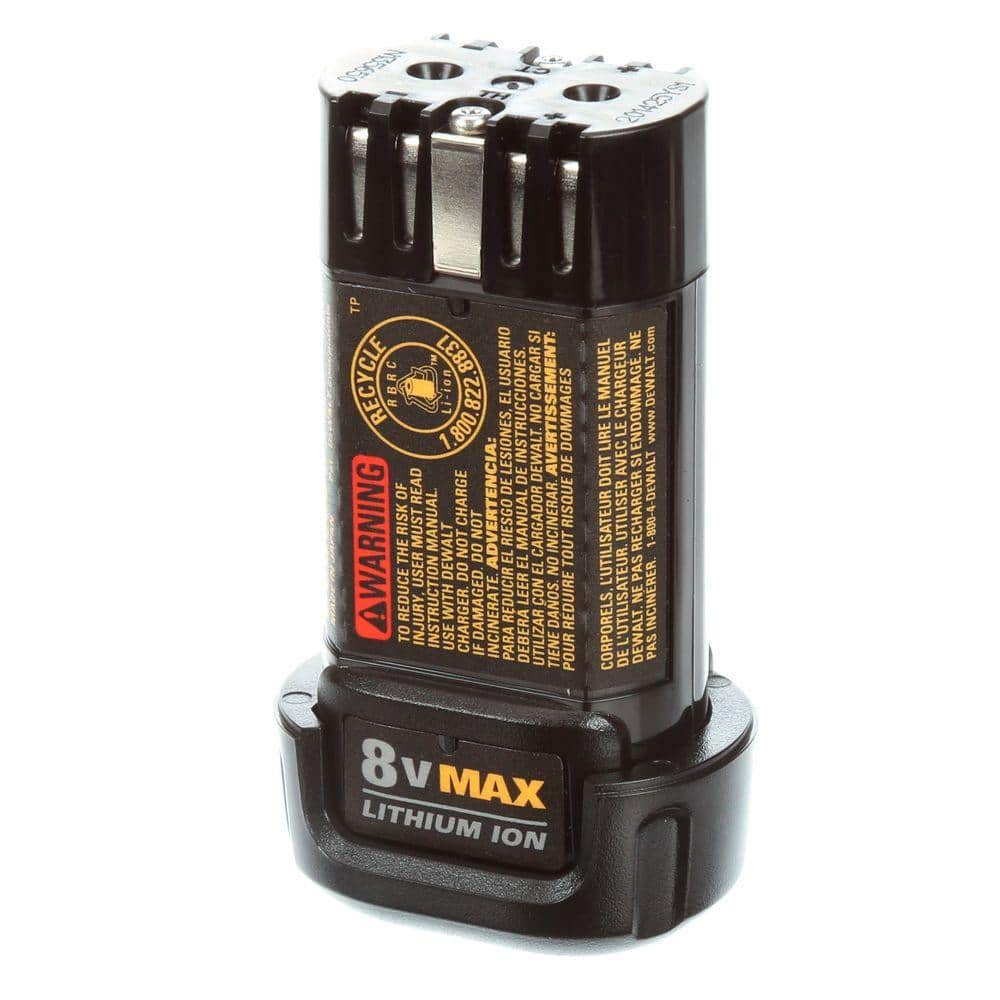 8V MAX Cordless Gyroscopic Screwdriver with Adjustable Handle. (2) 1.0Ah Batteries. Charger. and Bag DCF680N2