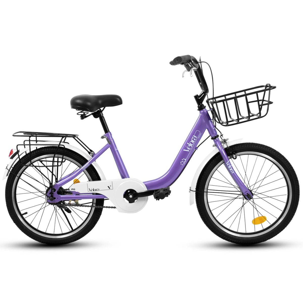 20 in Kids Bike for Boys & Girls Age 5 - 10, Children'S Bicycle with Front Basket & Rear Rack, Commuter Bike for School & Leisure