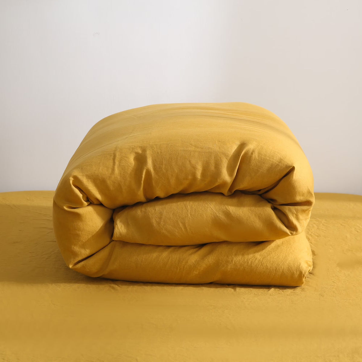 100% Pure Linen Duvet Cover with Button Closure and Corner Ties Soft & Breathable - Natural Full/Queen