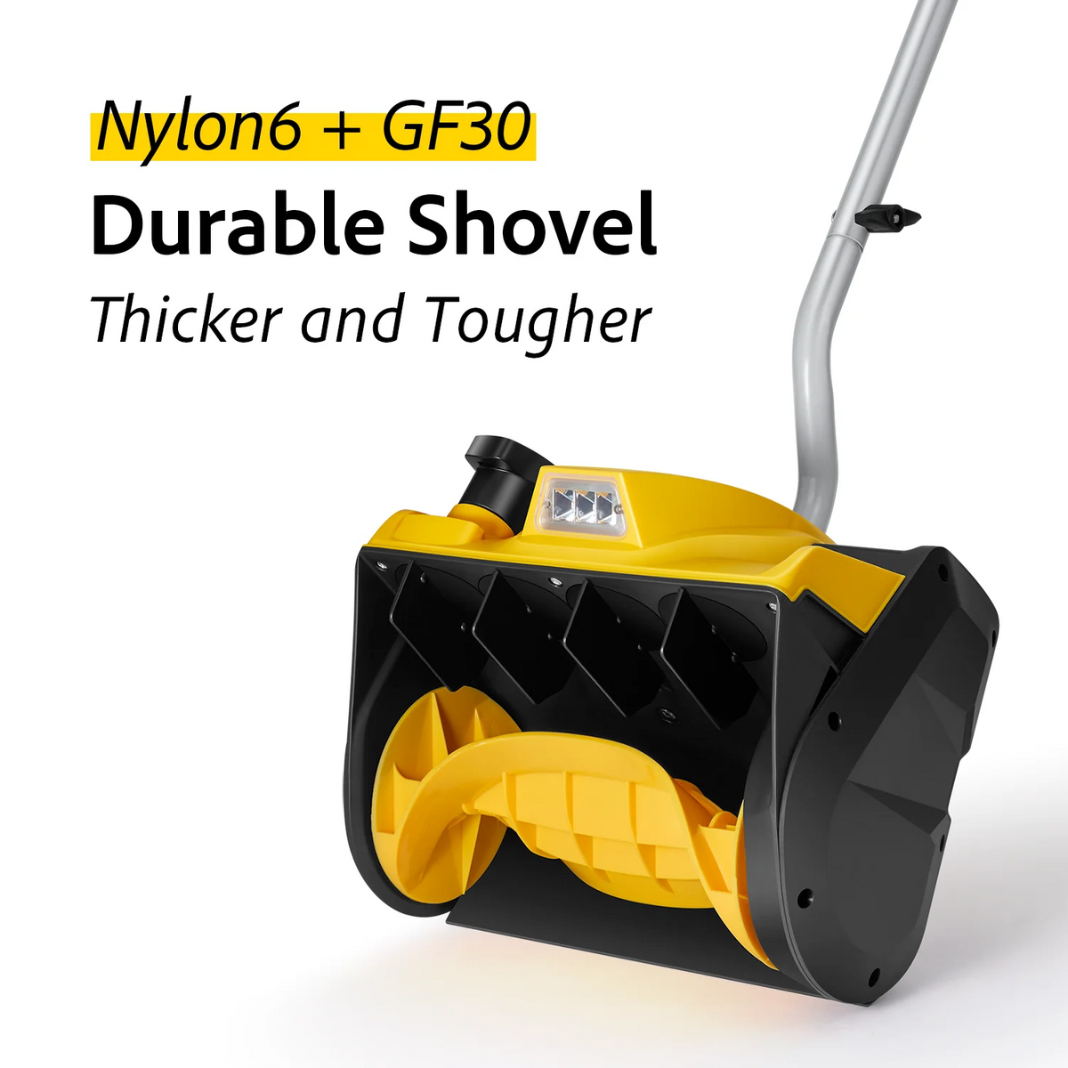 12" Cordless Snow Shovel Compatible with Dewalt 20V MAX Battery(Tool Only)