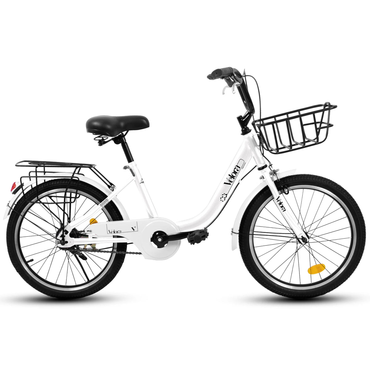 20 in Kids Bike for Boys & Girls Age 5 - 10, Children'S Bicycle with Front Basket & Rear Rack, Commuter Bike for School & Leisure