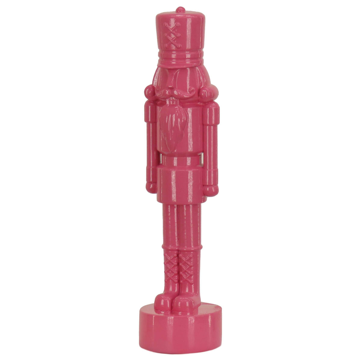 18" HGTV Home Collection Nutcracker Christmas Decor, Pink