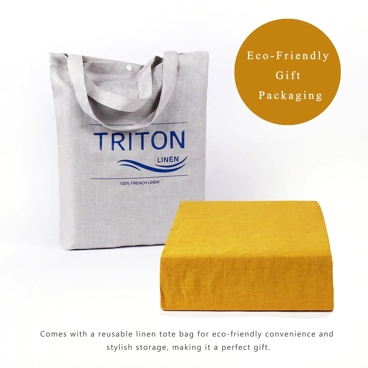 100% Pure Linen Duvet Cover with Button Closure and Corner Ties Soft & Breathable - Natural Full/Queen