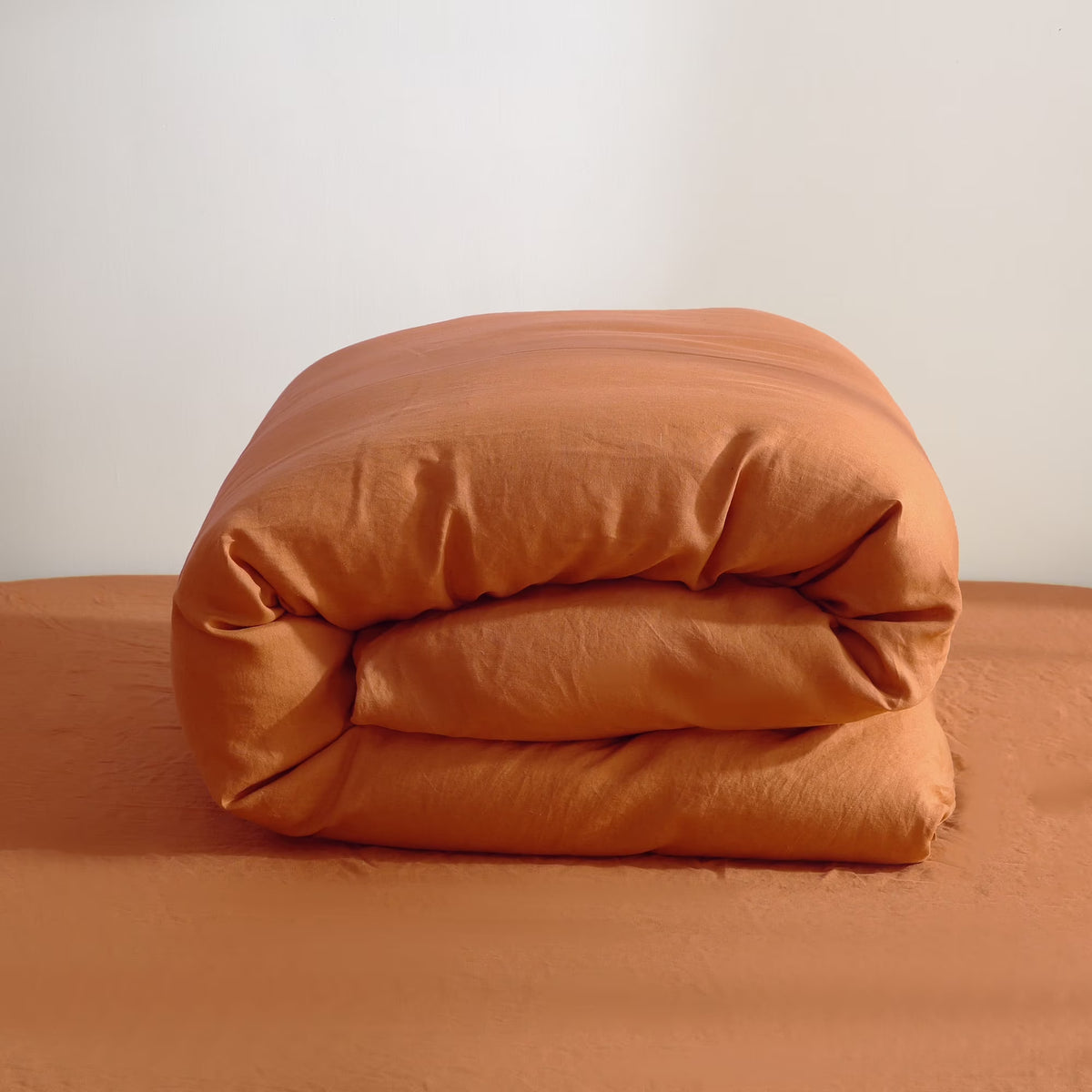 100% Pure Linen Duvet Cover with Button Closure and Corner Ties Soft & Breathable - Natural Full/Queen