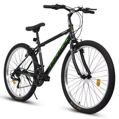 POWANLI 26" Mountain Bike for Women, 21 Speeds Mountain Bicycles with Dual Disc Brakes and 100mm Front Suspension, Pink(Gift)