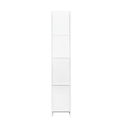 Slim Tall Storage Cabinet, Pantry Cabinet with Doors Shelves Small Space for Kitchen Living Room Bathroom