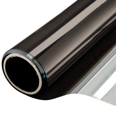 WPCTEV Window Film One Way Mirror Film Daytime Privacy Static Non-Adhesive Decorative Heat Control Anti UV Window Tint for Home and Office Black