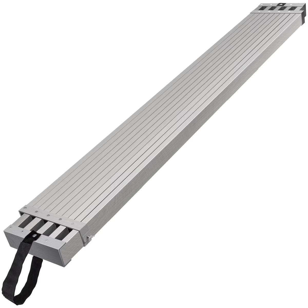 VEVOR Telescoping Aluminum Work Plank, 8 - 13 Feet 500 lb Capacity, 12.5 in Width Aluminum Scaffold Plank, Extension Staging Plank with Skid - Proof Platform Scaffold Ladder Accessory