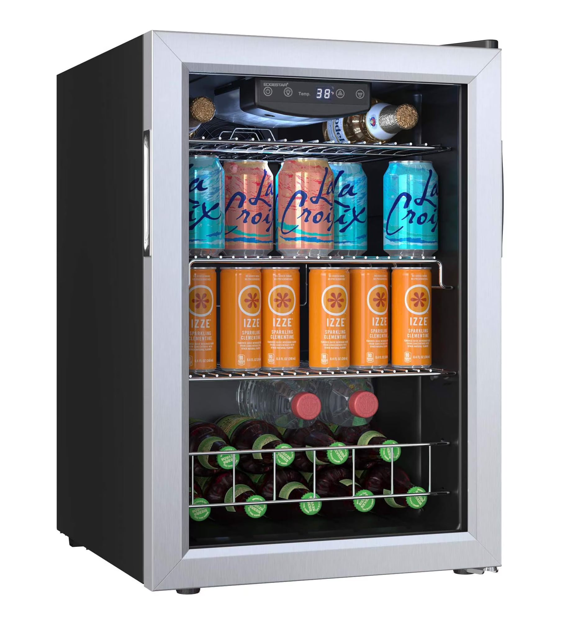 Edgestar Bwc91 17" Wide 80 Can Capacity Extreme Cool Beverage Center - Stainless Steel
