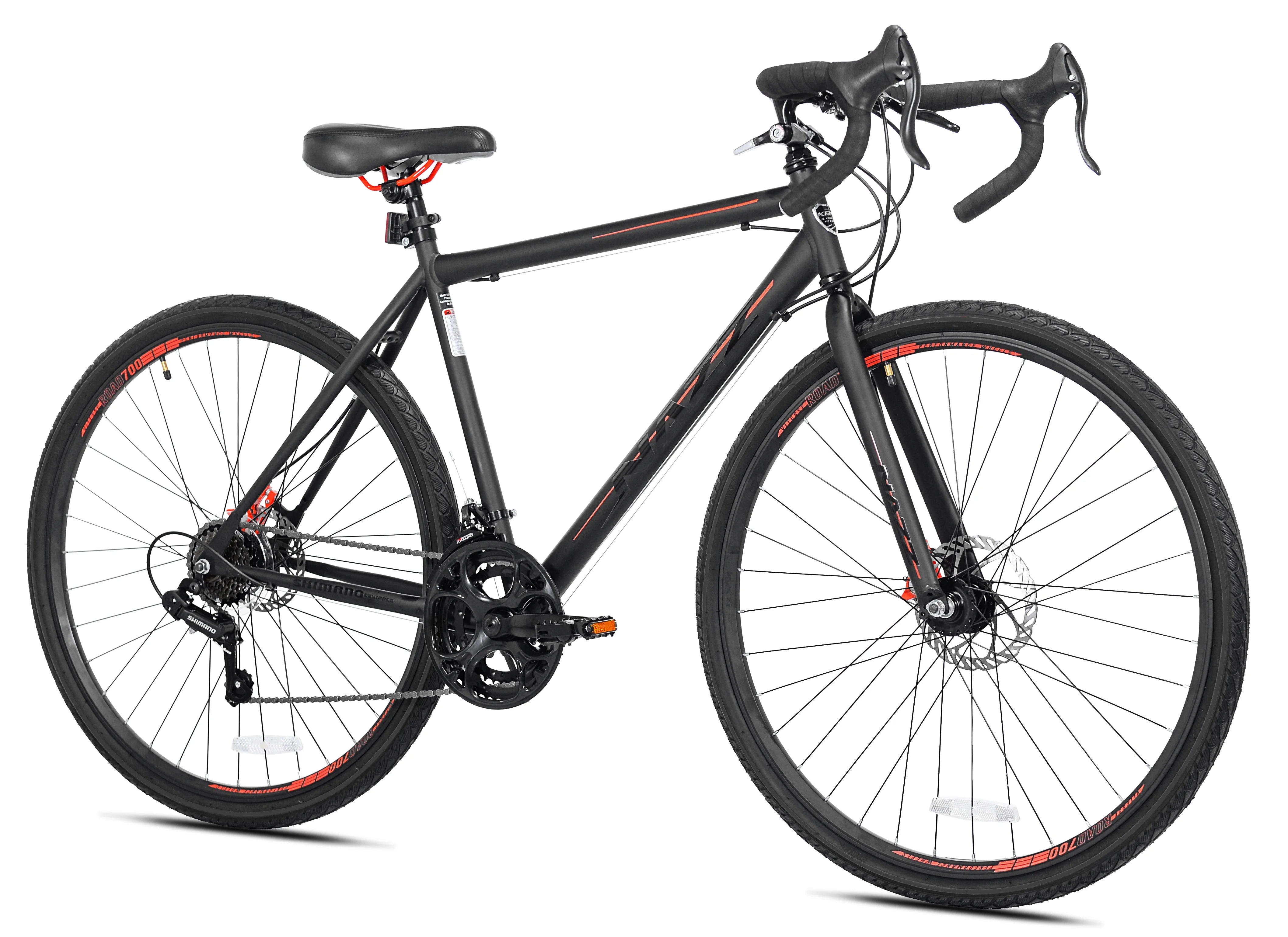 700c Nazz Men'S Gravel Road Bike, Black