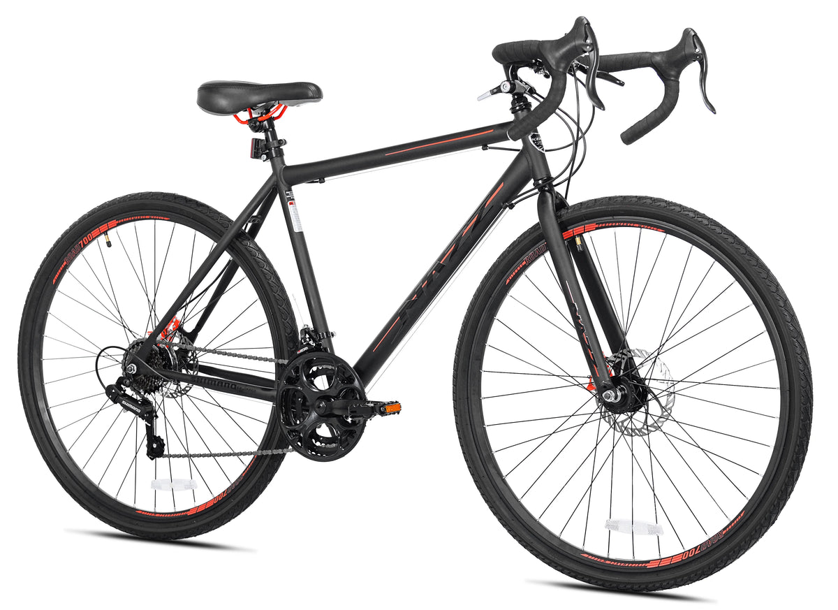 700c Nazz Men'S Gravel Road Bike, Black