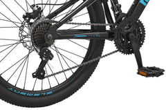 Mongoose 24" Durham Mountain Bike, 21 Speeds, Black