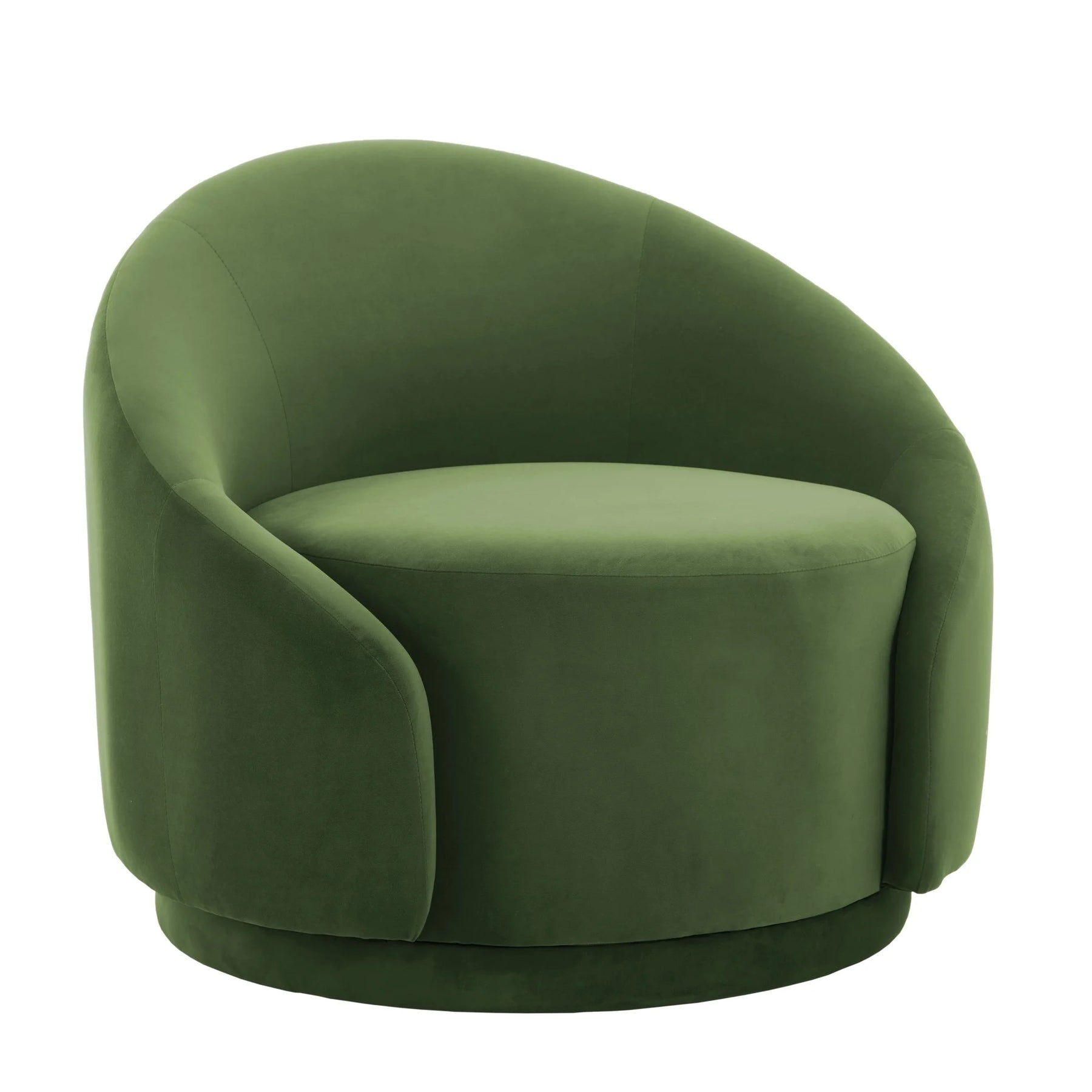 360 Swivel Accent Chair for Living Room, Boucle Barrel Armchair Single Sofa Chair Reading Chair, Sage Green