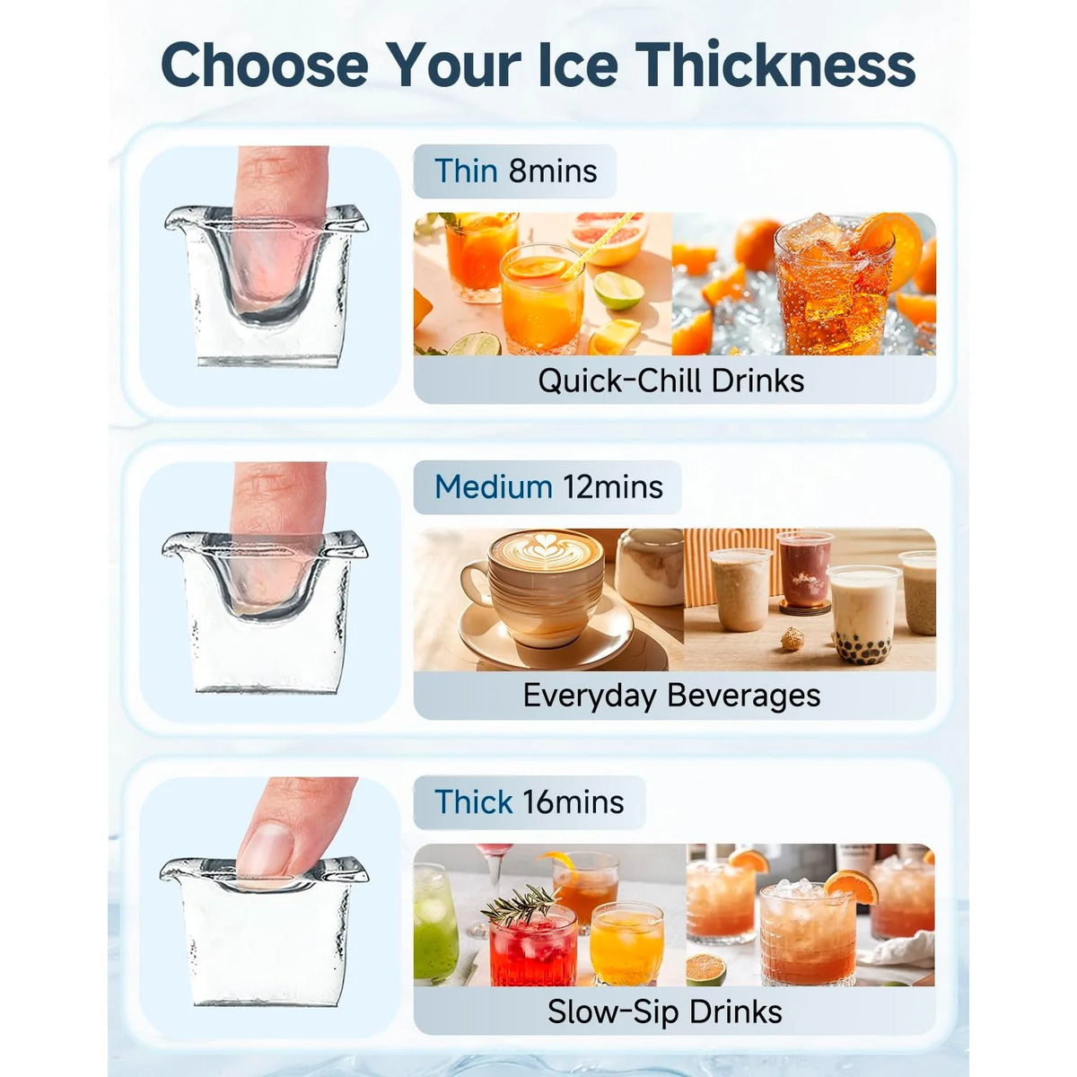 AECOJOY Commercial Ice Maker 90 lbs/24H, Stainless Steel Under Counter Ice Machine with 22 lbs Storage