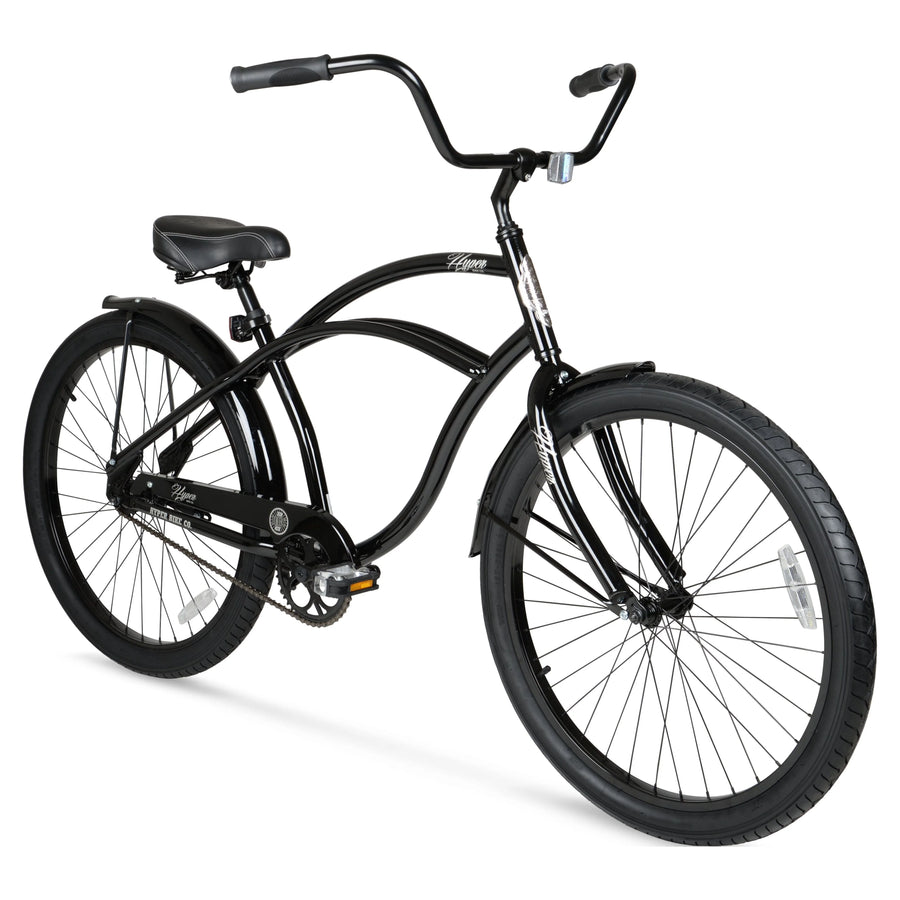 Hyper Bicycle Men'S 26 In. Beach Cruiser Bike, Black