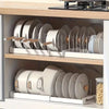 Pot And Pan Organizer 1pc Ultimate Kitchen Organizer - Space-Saving Expandable Shelf With Pot Lid Holder, Utensil Rack, Dish Drainboard, & Pull-Out Drawer For Tidy Cooking