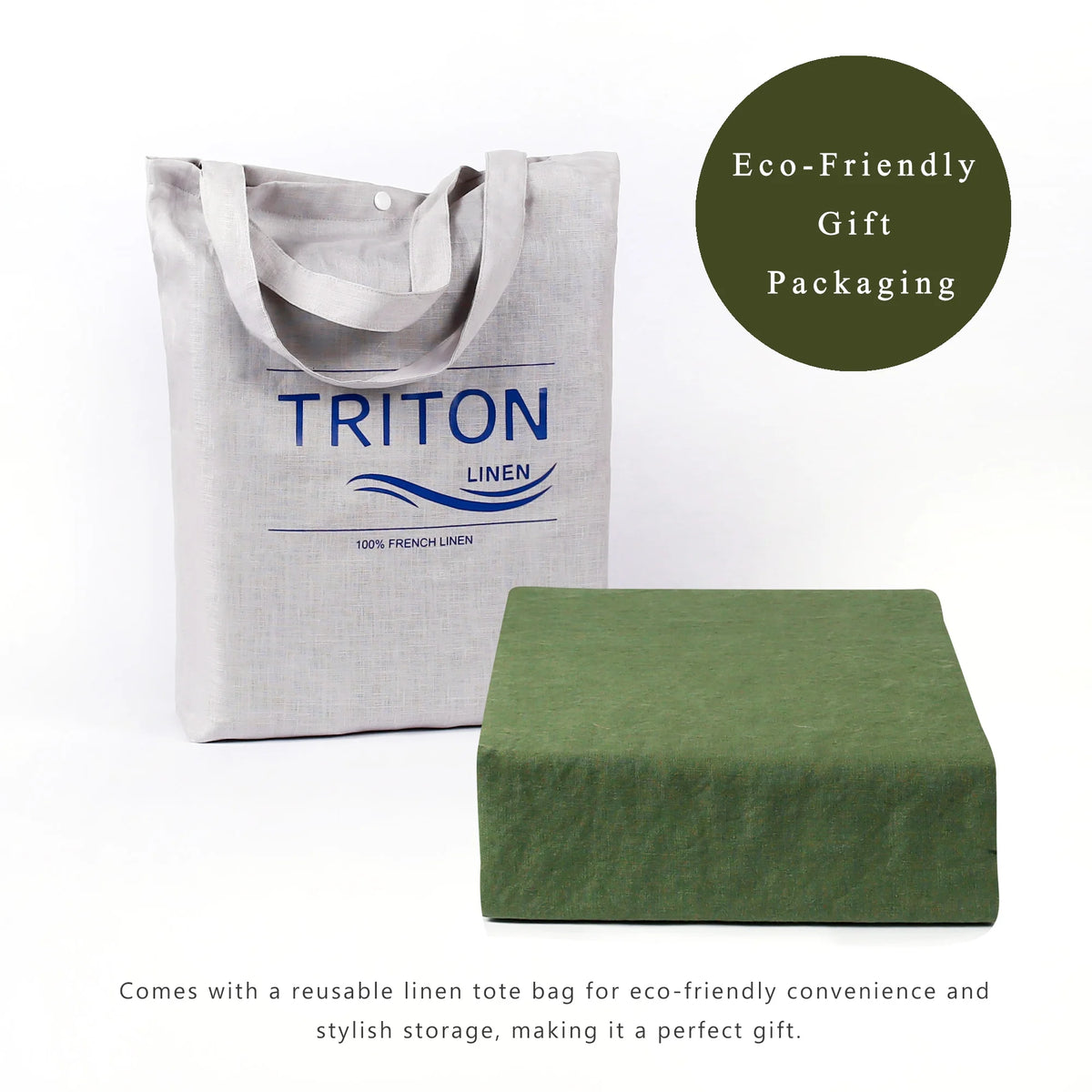 100% Pure Linen Duvet Cover with Button Closure and Corner Ties Soft & Breathable - Natural Full/Queen