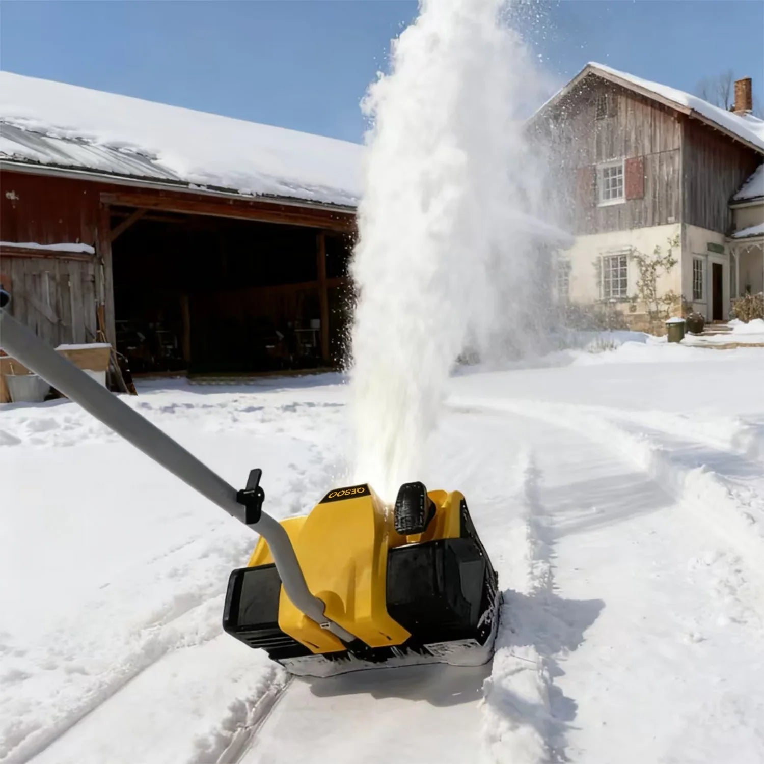 12" Cordless Snow Shovel Compatible with Dewalt 20V MAX Battery(Tool Only)
