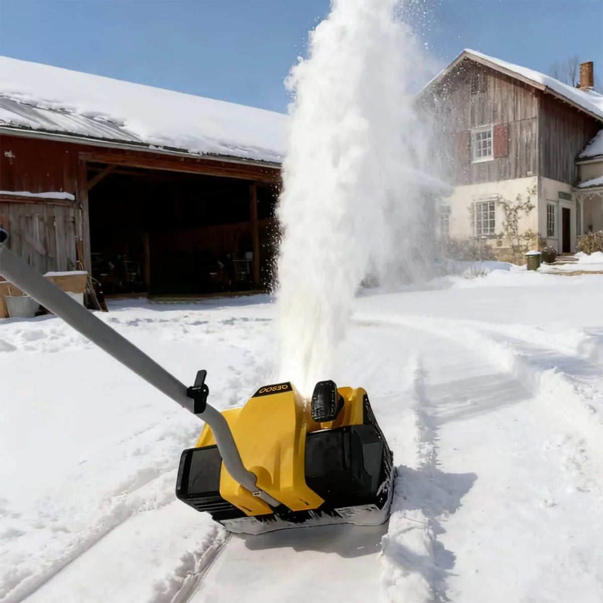 12" Cordless Snow Shovel Compatible with Dewalt 20V MAX Battery(Tool Only)