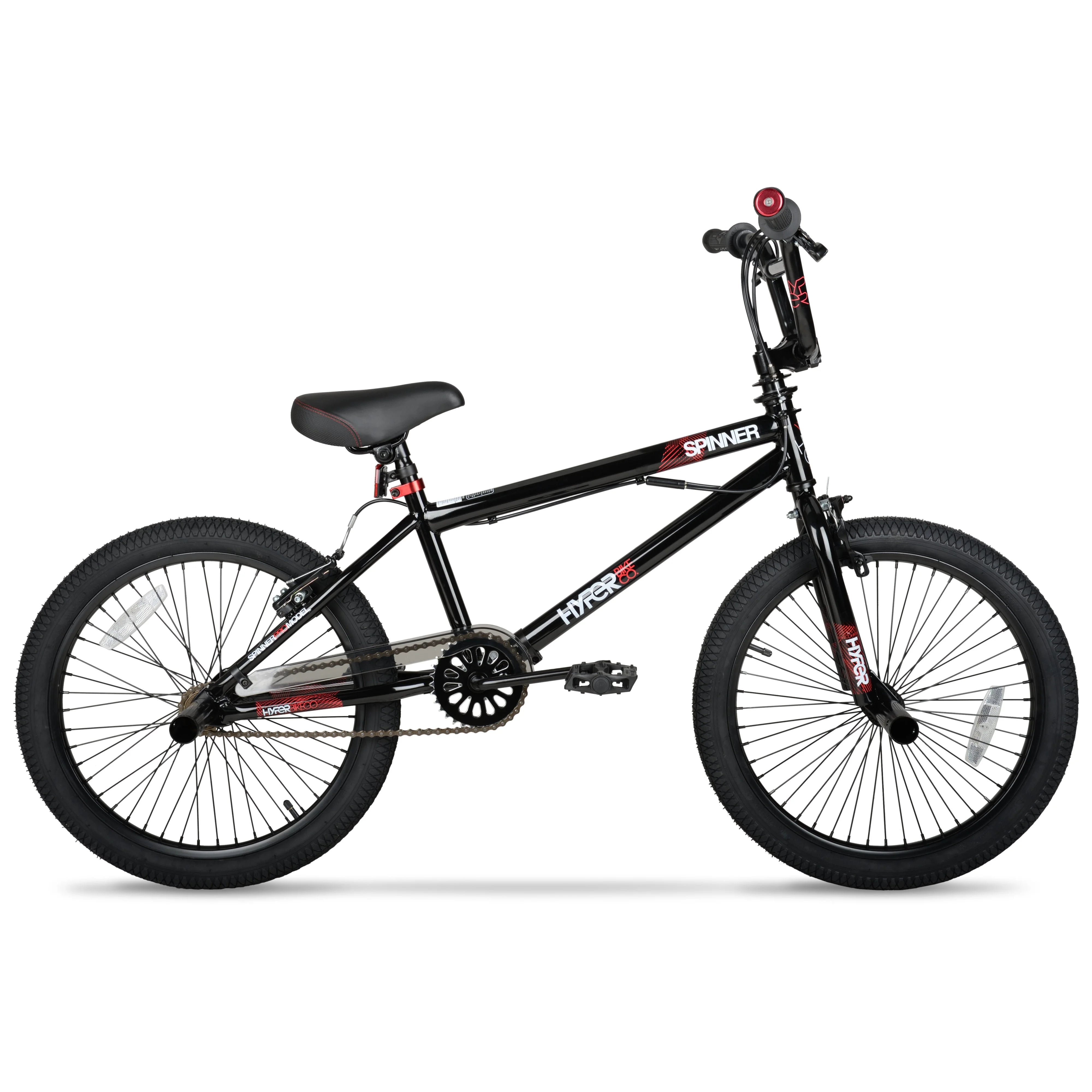 20" Hyper Bicycles Boy'S Spinner BMX Bike for Kids, Black, Age Group 8 to 13, Child, Tween