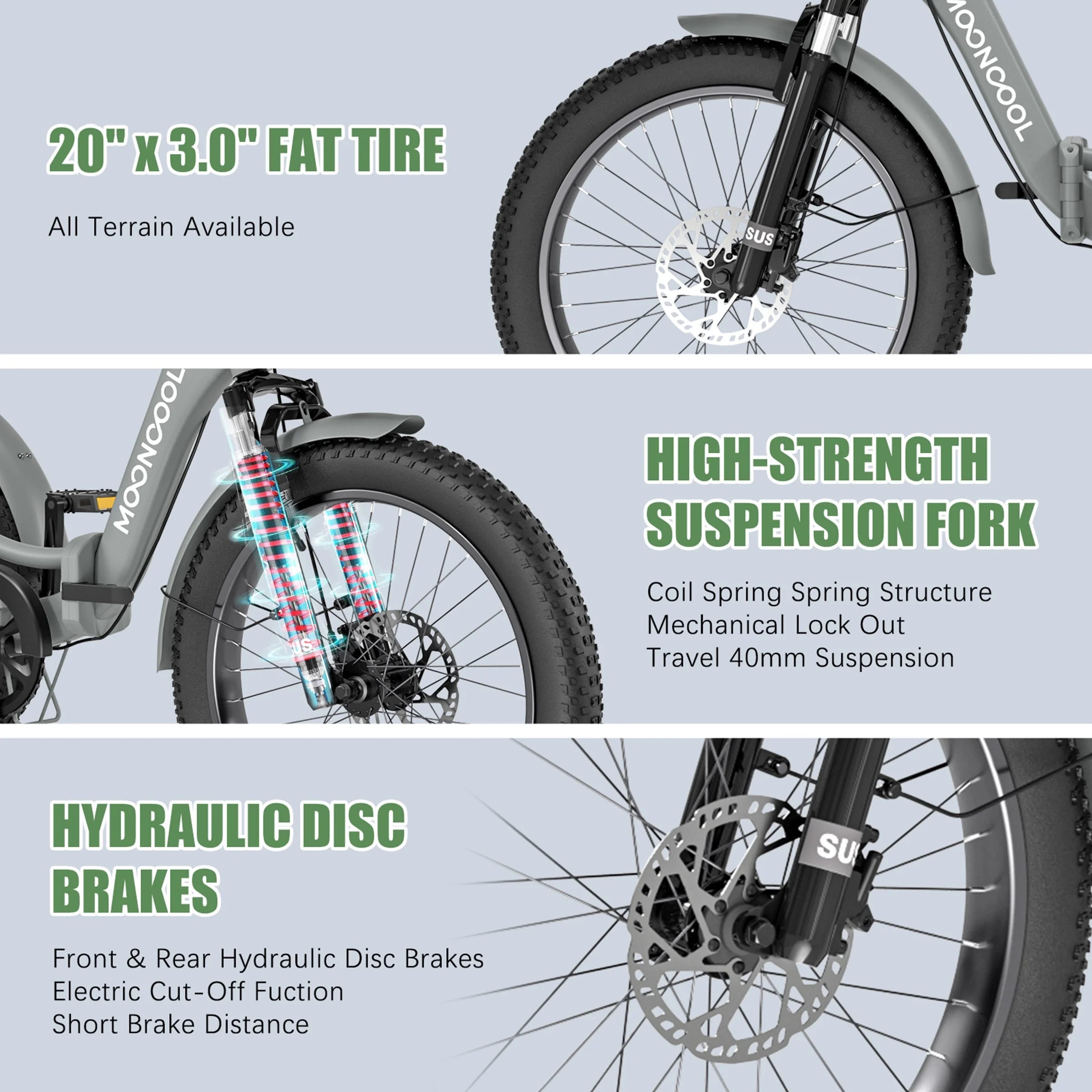ABORON 3.0 Fat Tire Electric Trike for Senior Foldable E - Bike, 500W Motorized Tricycle Adult 20" Folding 3 Wheel Electric Commute Bike Trike W/48V Battery and Storage Baskets