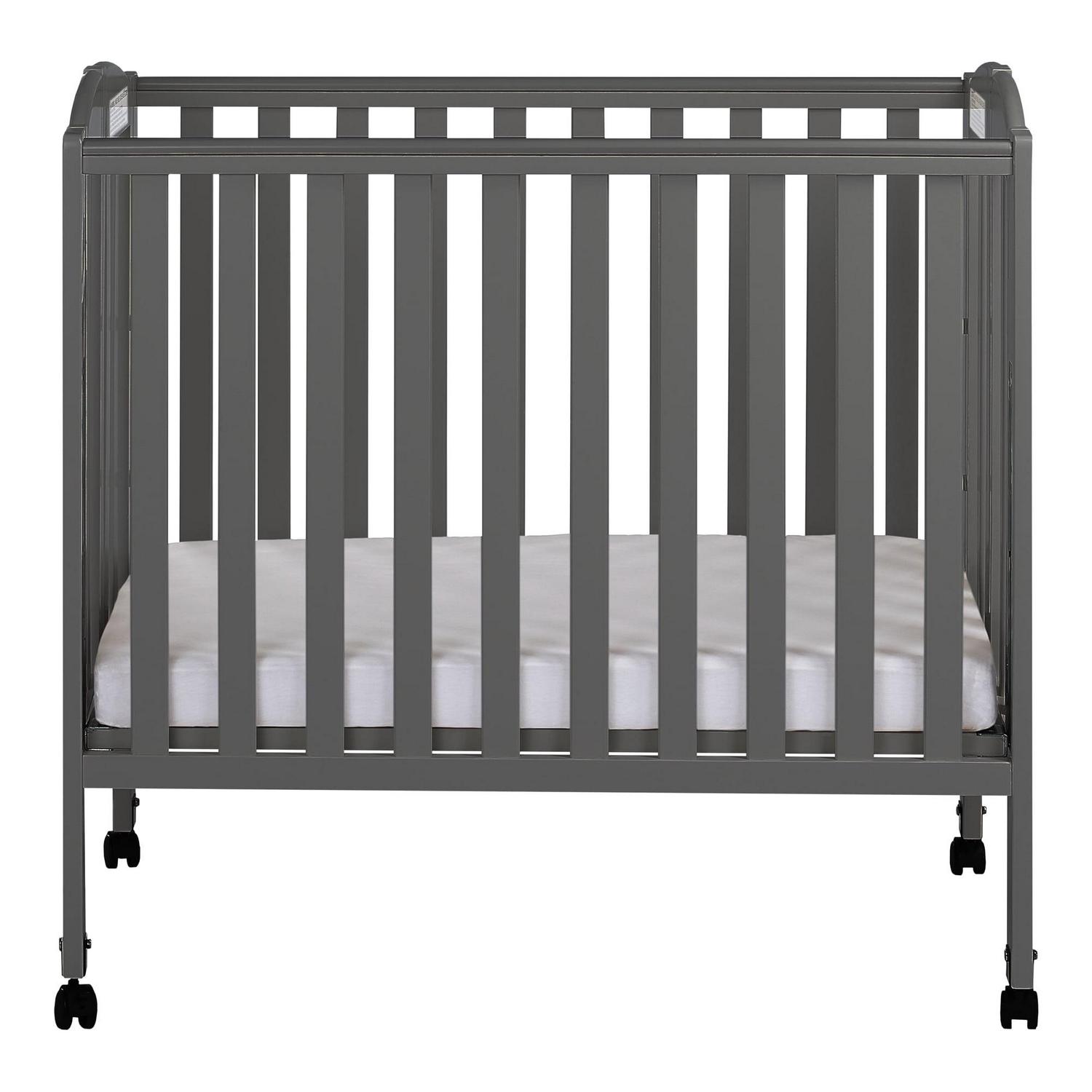Dream on Me 3 - in - 1 Portable Crib Gray