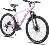 HILAND 26 in Mountain Bike, Mens and Womens Aluminum Frame MTB with 21 Speeds, Dis Brake, Hardtail Bicycle for Adults