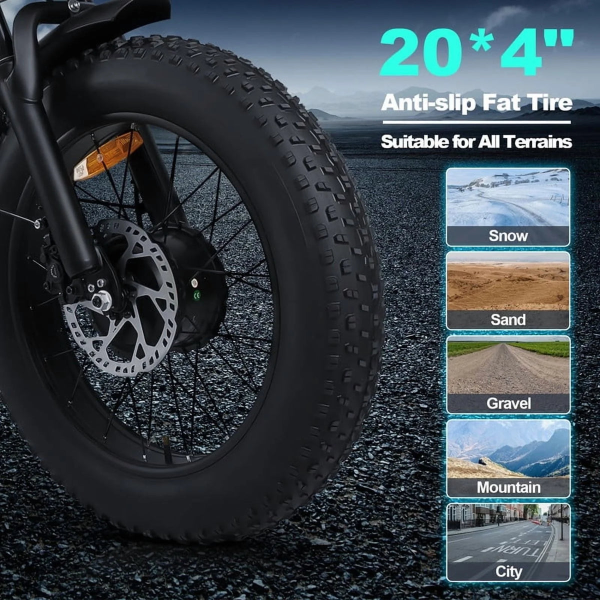 3000W(Peak) Motor 35MPH SMARTRAVEL ST202 Electric Dirt Bike for Adults, 52V50AH Dual Battery Ebike, 92+ Miles Range, 20" Motorcycle Tire UL2849 Certified, Full Suspension