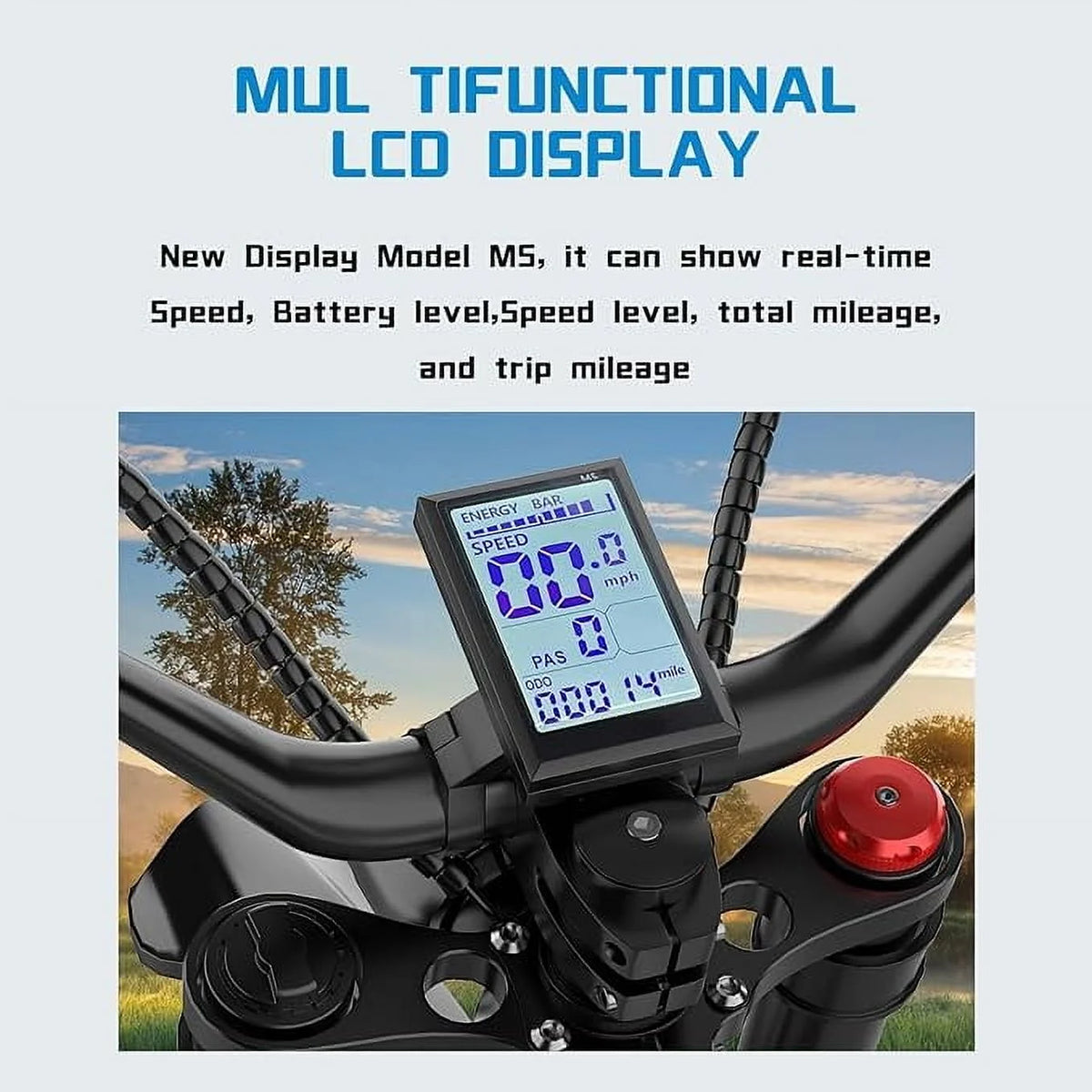6000W(Peak) Motor 60V/30ah Battery Freego X2pro Electric Motorcycle for Adults, Electric Bike, 50MPH/7 Speed Off Road Electric Bicycle, 19x2 Full Suspension/Four - Piston Hydraulic Brake UL2849MTB