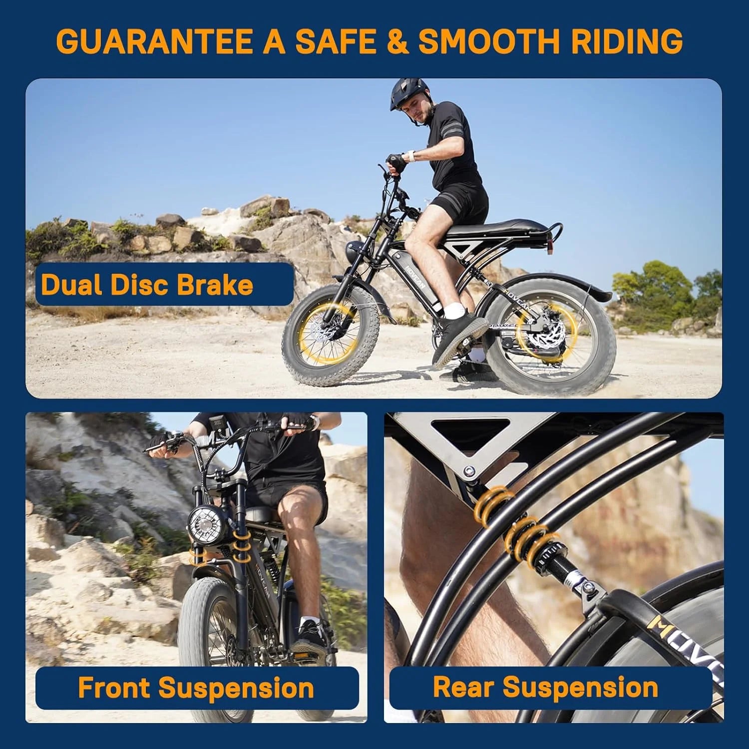 Movcan 20" 48 V Electric Mountain Ebike