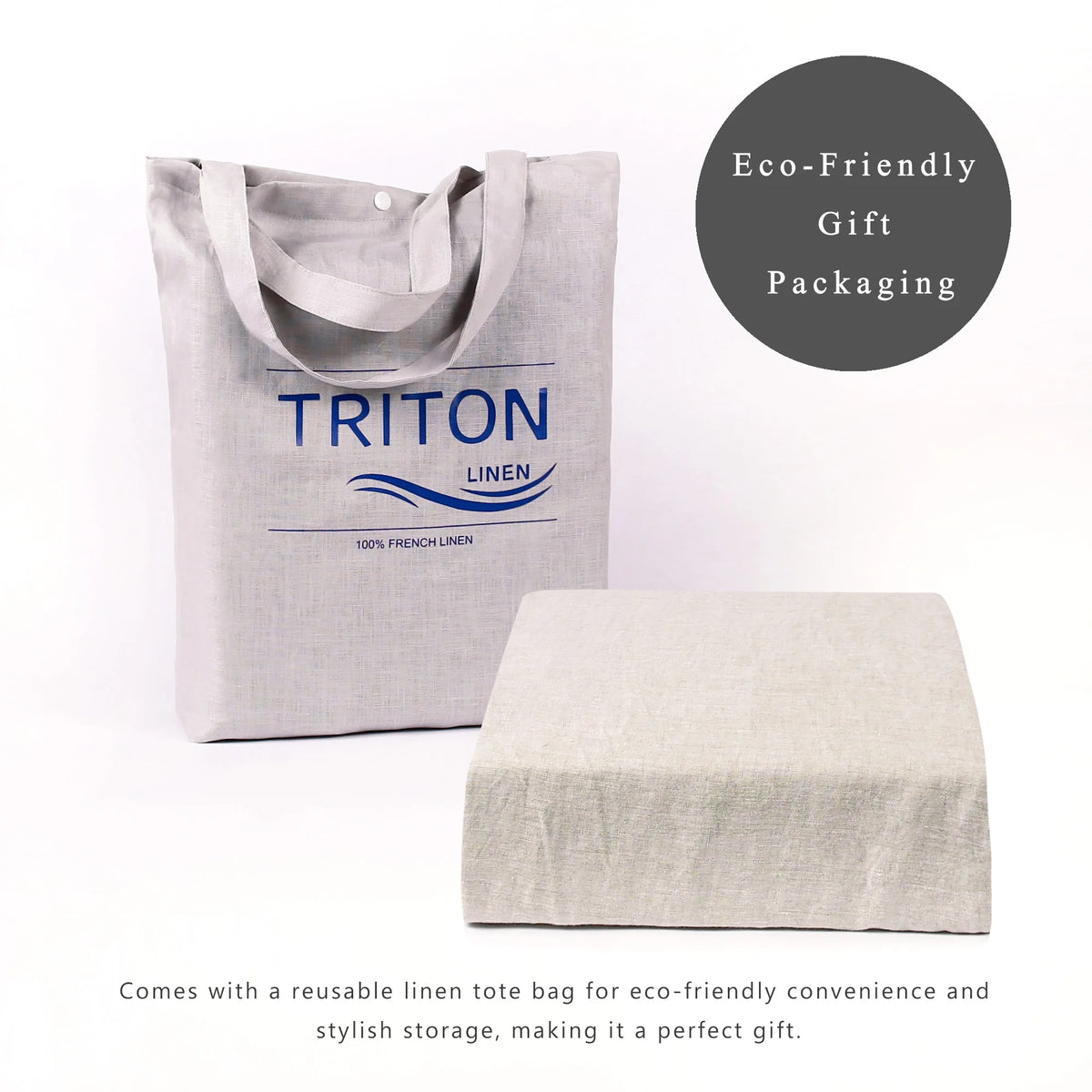100% Pure Linen Duvet Cover with Button Closure and Corner Ties Soft & Breathable - Natural Full/Queen