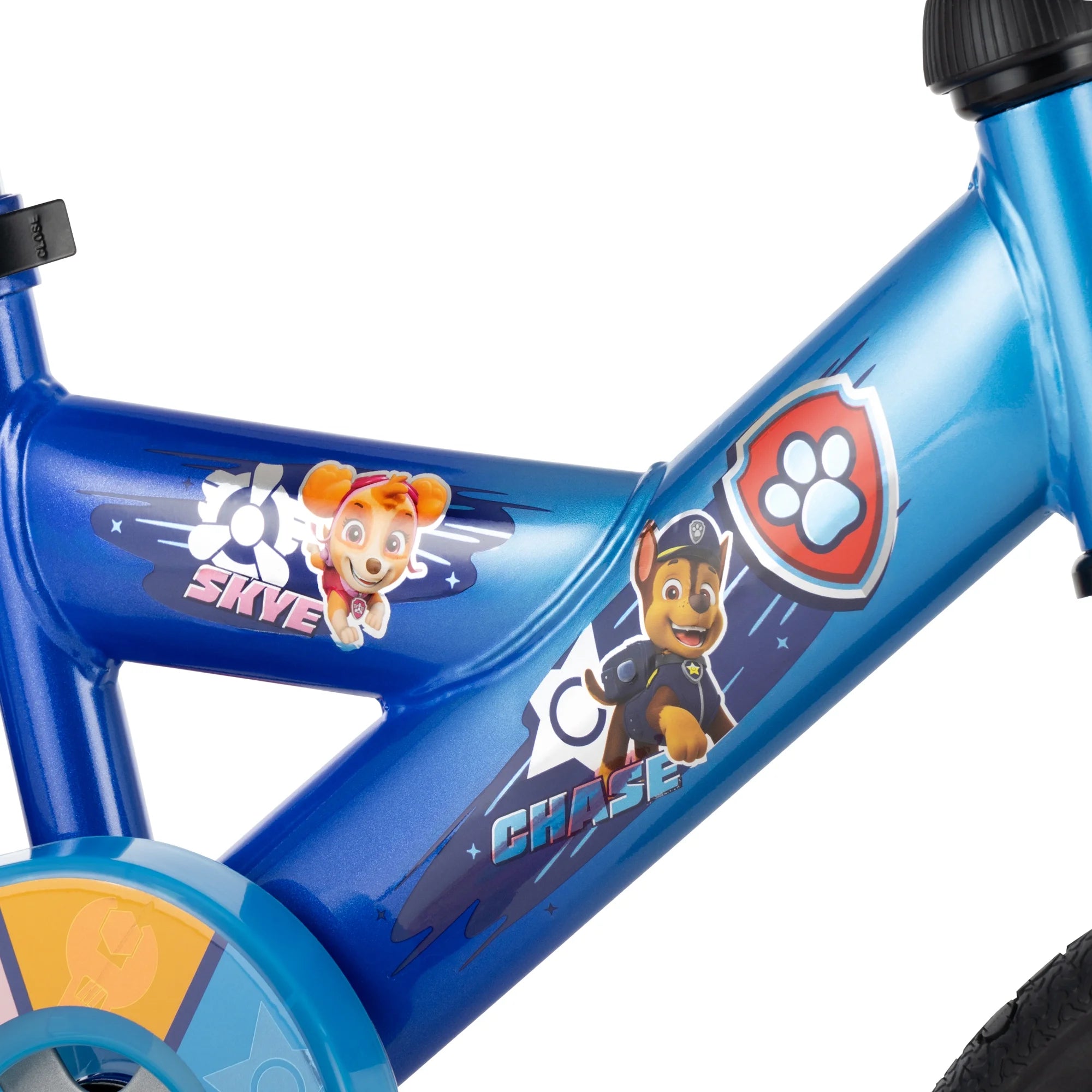 Huffy 12" Paw Patrol Kids' Bike, Fits Riders 3'1" - 3'5", Blue, Child, Boy'S