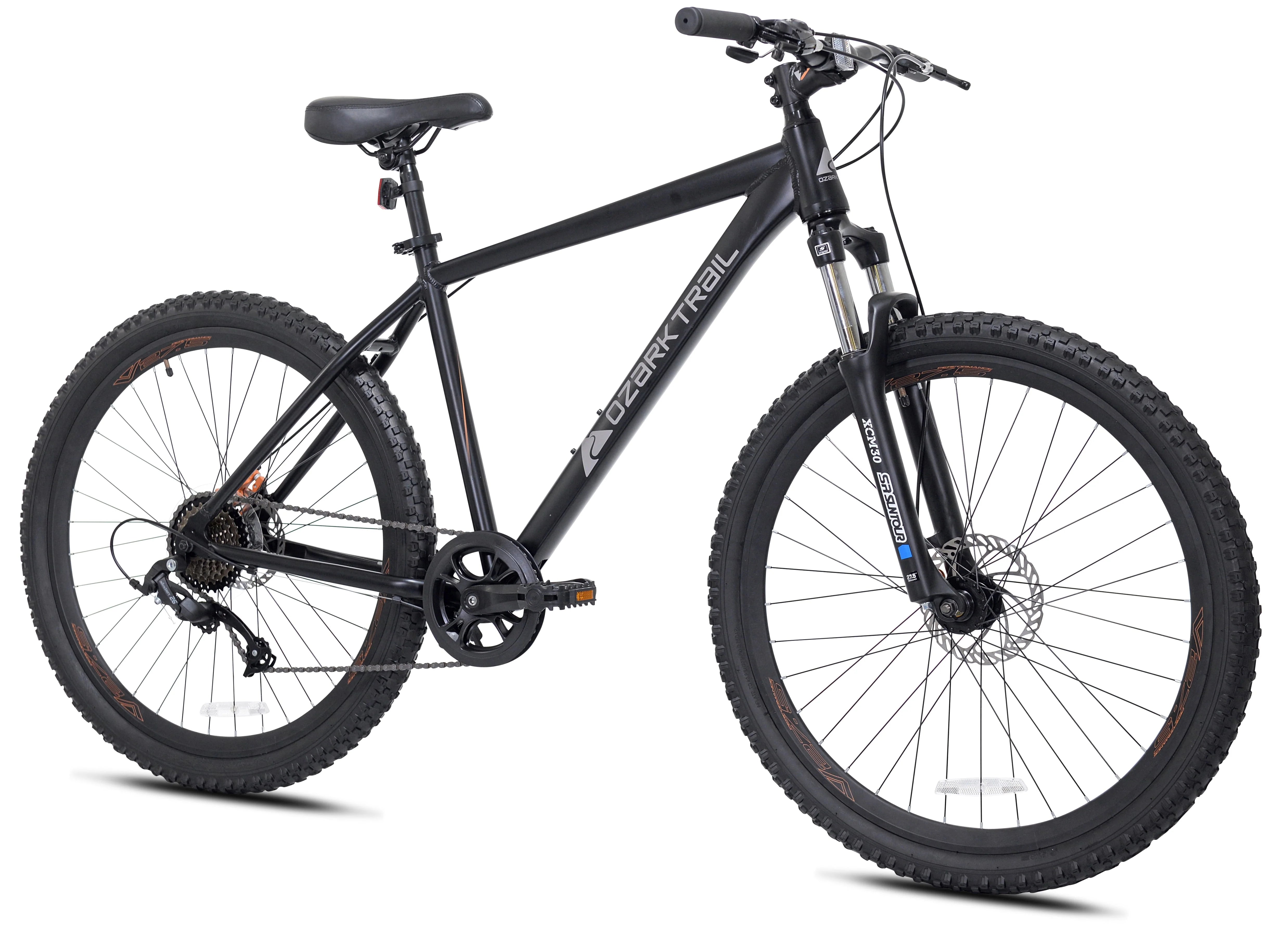 Ozark Trail 27.5" Vibe Mountain Bike, Medium Frame, Black, Adult, Unisex