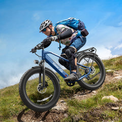 Gocio Electric Bike, 26"x4.0" Fat Tire E - Mountain Bike, Peak 1000W Motor, 28MPH 48V 15ah Battery Removable Ebike for Off Road, Sand, UL2849