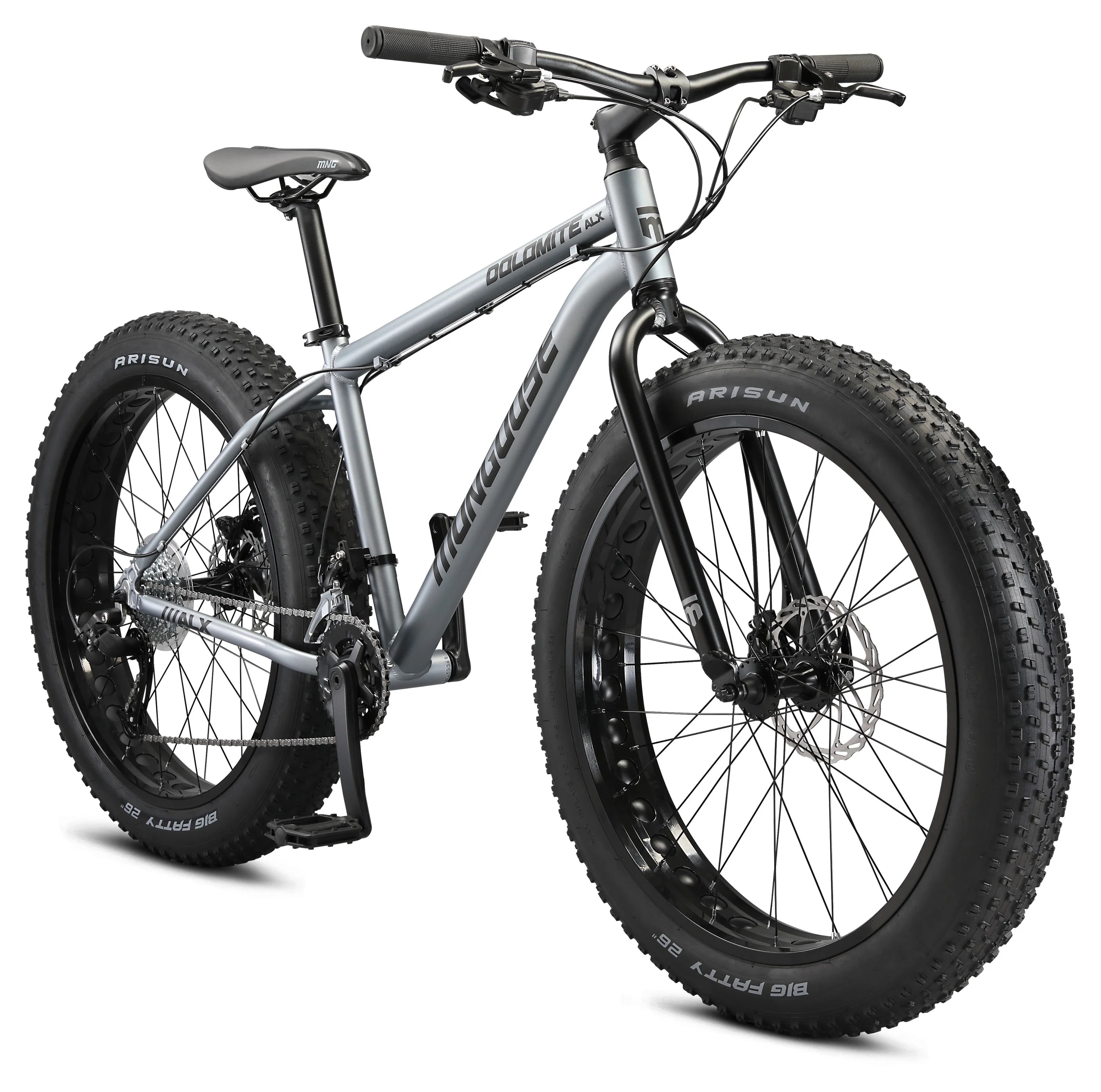 26 - In. Dolomite ALX Unisex Fat Tire Mountain Bike, Gray