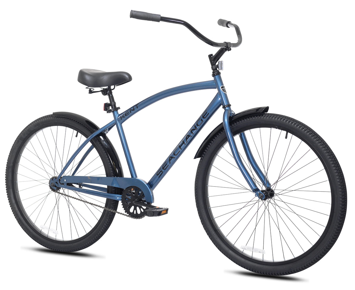 27.5" Kent Bicycles Male Sea Change Beach Cruiser Bike, Metallic Blue, Ages 13+
